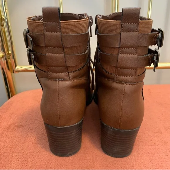 Brash | Brown Riot Combat Boots - Picture 5 of 9